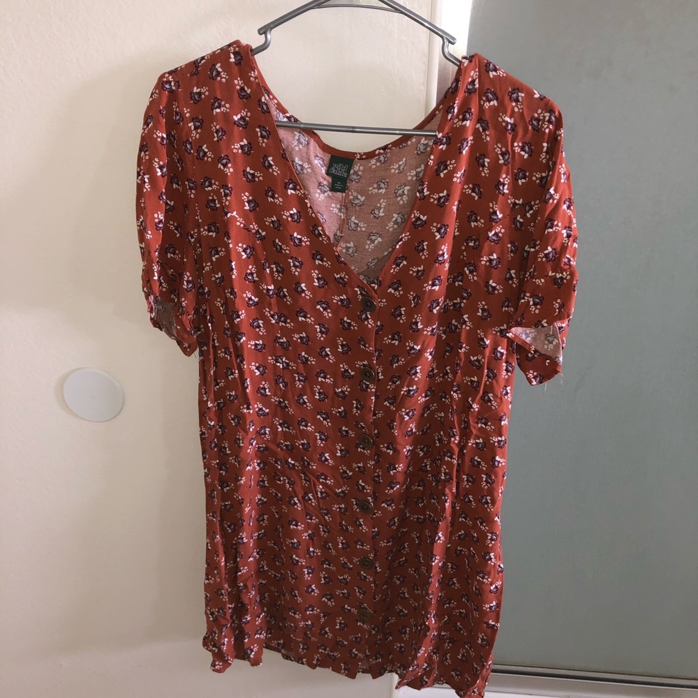 brown dress